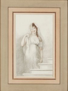 Madame Recamier portréja 1777-1849. alkotó: Richard Cosway