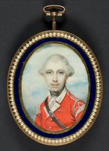 Egy tiszt portréja alkotó: Richard Cosway