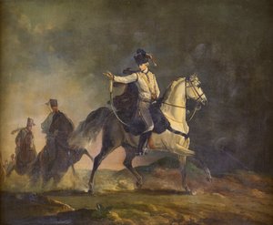 Ancram grófja töltőre szerelve, 1773 körül (olaj, vászon) alkotó: Richard Cosway