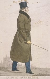 "Burghersh kilátása", 1822 alkotó: Richard Dighton