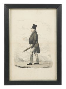 Henry Lygon, 4. Earl Beauchamp (papír nélkül, ceruzával) alkotó: Richard Dighton