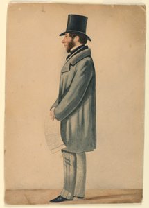Ismeretlen férfi portréja alkotó: Richard Dighton