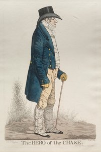 Az üldözés hőse, 1819. alkotó: Richard Dighton