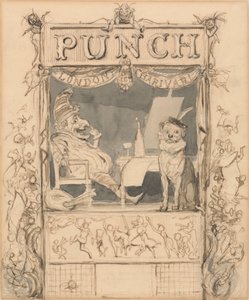 Tervezés a Punch címlapjához alkotó: Richard Doyle
