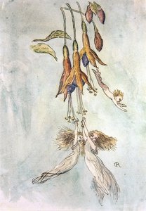 Lakomázás fusciák között (akvarell, papír) alkotó: Richard Doyle