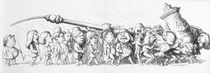 Német látogatók a Nagy Kiállításon, 1851 alkotó: Richard Doyle