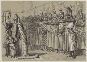 III. Henrik parlamenti ülése (akvatinta)