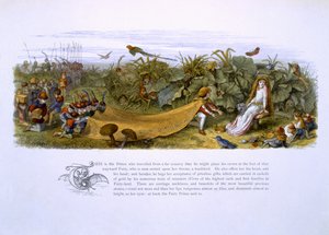 Illusztrációk a "Tündérországban: Képek sorozata az elf-világból" című művéből, William Allingham és Andrew Lang alkotó: Richard Doyle