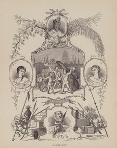 Oldal a Brown, Jones és Robinson urak amerikai körútjából (metszet) alkotó: Richard Doyle