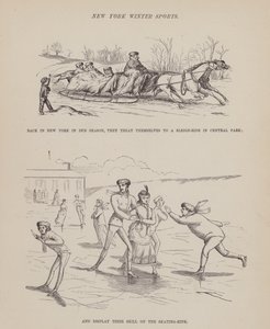 Oldal a Brown, Jones és Robinson urak amerikai körútjából (metszet) alkotó: Richard Doyle