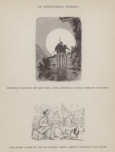 Oldal a Brown, Jones és Robinson urak amerikai körútjából (metszet) alkotó: Richard Doyle