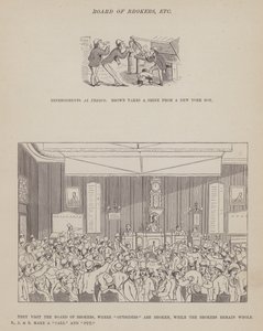 Oldal a Brown, Jones és Robinson urak amerikai körútjából (metszet) alkotó: Richard Doyle