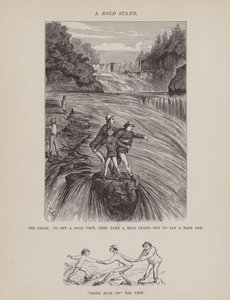 Oldal a Brown, Jones és Robinson urak amerikai körútjából (metszet) alkotó: Richard Doyle