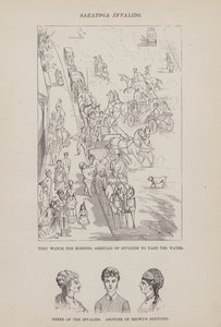 Oldal a Brown, Jones és Robinson urak amerikai körútjából (metszet) alkotó: Richard Doyle