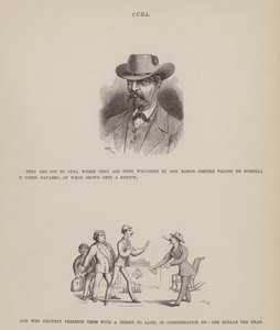 Oldal a Brown, Jones és Robinson urak amerikai körútjából (metszet) alkotó: Richard Doyle