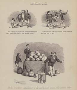 Oldal a The American Tour of Messrs Brown, Jones and Robinson című könyvből (metszet) alkotó: Richard Doyle