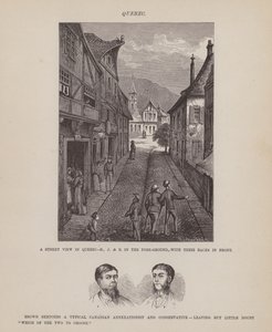 Oldal a Brown, Jones és Robinson urak amerikai körútjából (metszet) alkotó: Richard Doyle