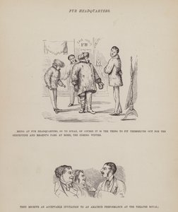 Oldal a Brown, Jones és Robinson urak amerikai körútjából (metszet) alkotó: Richard Doyle