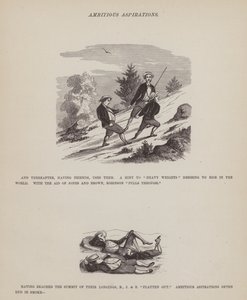 Oldal a Brown, Jones és Robinson urak amerikai körútjából (metszet) alkotó: Richard Doyle