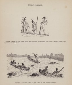 Oldal a Brown, Jones és Robinson urak amerikai körútjából (metszet) alkotó: Richard Doyle