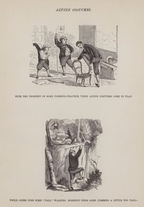Oldal a Brown, Jones és Robinson urak amerikai körútjából (metszet) alkotó: Richard Doyle