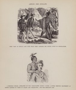 Oldal a Brown, Jones és Robinson urak amerikai körútjából (metszet) alkotó: Richard Doyle