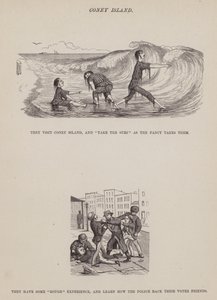 Oldal a Brown, Jones és Robinson urak amerikai körútjából (metszet) alkotó: Richard Doyle