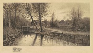 Untitled (Lelkipásztori jelenet fűrészmalommal) alkotó: Richard Dudensing