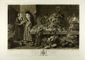 Gyümölcspiac, a Houghton Galériából alkotó: Richard Earlom