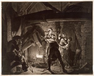 Vasmű, Joseph Wright of Derby nyomán alkotó: Richard Earlom