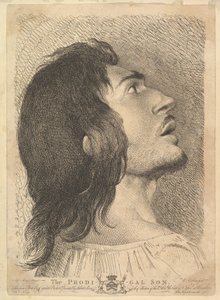 A tékozló fiú profiljának vezetője, 1766. alkotó: Richard Earlom