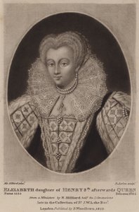 I. Erzsébet királynő (mezzotinto) alkotó: Richard Earlom