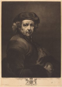 Rembrandt, Önarckép alkotó: Richard Earlom after Rembrandt van Rijn