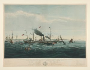 A Nagy-Britannia és Amerika közötti Steam Navigation megalakulásának emlékére