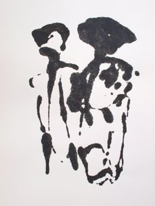 Cím nélkül, 2010 (monotípia) alkotó: Richard Green