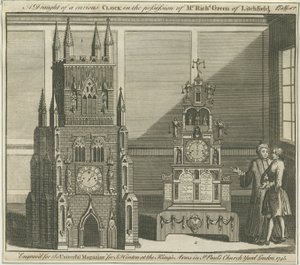Lichfield - Zenés oltáróra: metszet
