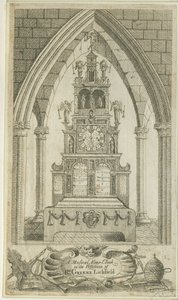 Lichfield – Zenés oltáróra: rézkarc, és [?18. század] (nyomtatás)