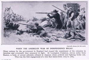 Amikor az amerikai függetlenségi háború elkezdődött i.sz. 1775-ben, 1950 körül