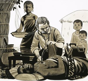 Egy ember küldetéssel: Albert Schweitzer (illusztráció) (illusztráció)