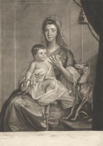Lady Cathcart és gyermeke alkotó: Richard Houston