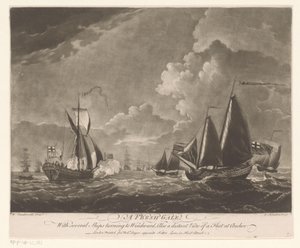 Flotta a zavaros tengeren A Fresh Gale (cím az objektumon)