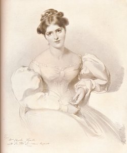 Frances Anne Fanny Kemble, 1809-1893, brit színésznő, 1829, 1909