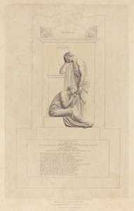 John Hudleston emlékműve alkotó: Richard James Lane after John Flaxman