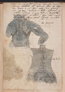 Richard Madox illusztrációja két Sierra Leone-i nőről, akiket "finoman rózsaszínűre festettek". (rajz) alkotó: Richard Madox