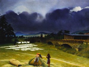 Széna kaszálása alkotó: Richard Muller