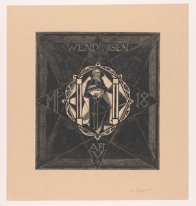 Borítóterv ehhez: Wendingen, 1918