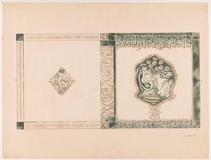 Borítóterv ehhez: Wendingen, Fafaragók száma, 1919