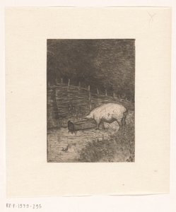 Malac eszik egy vályúból alkotó: Richard Nicolaüs Roland Holst