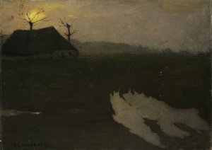 Táj a holdfényben alkotó: Richard Nicolaüs Roland Holst