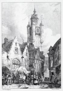 Bergues: A piactorony alkotó: Richard Parkes Bonington
